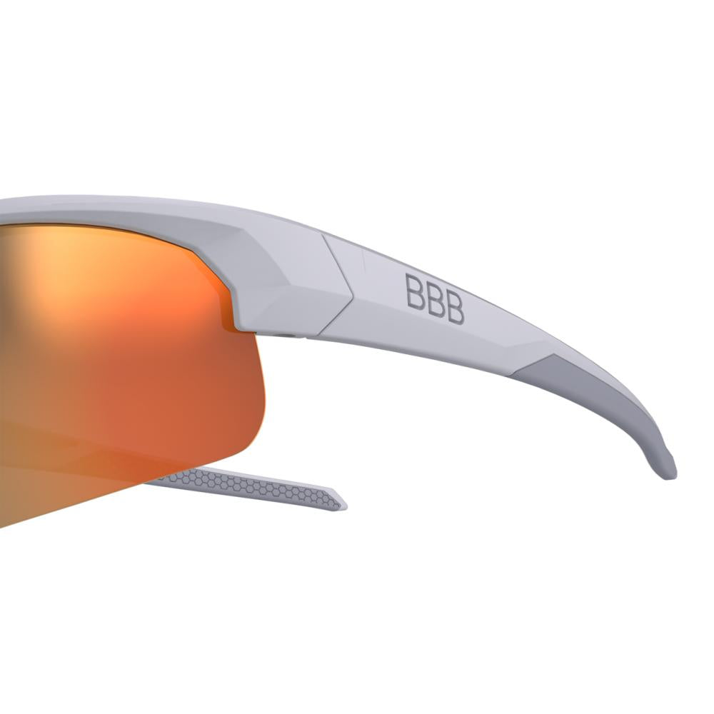 BBB Cycling BBB Sportbrille Impress Small Größe Small weis - leichter Schutz für schmale Köpfe