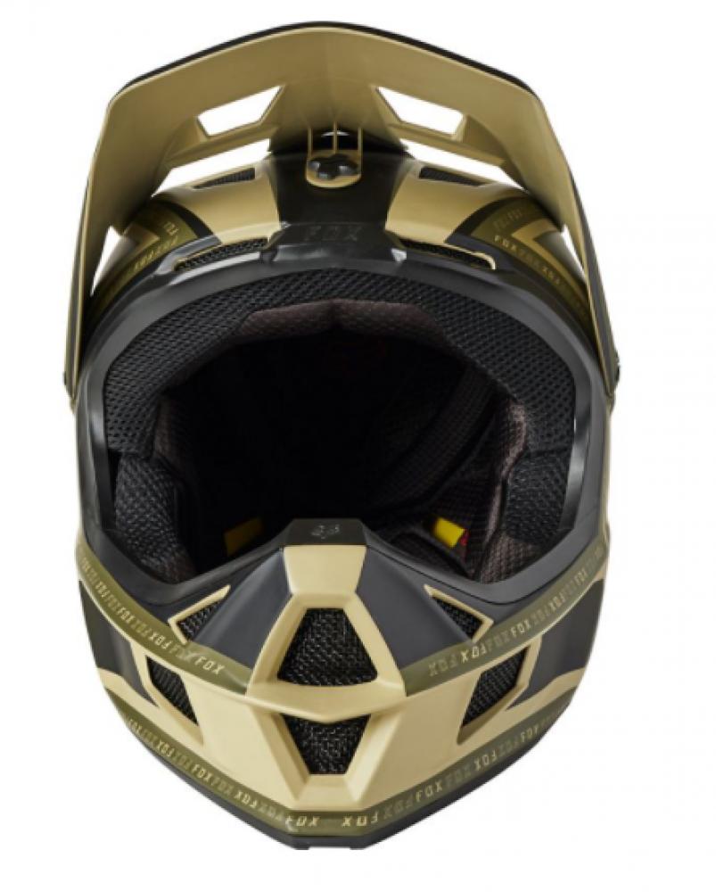 FOX Helm RAMPAGE COMP CALI CE CPSC Full Face Schutz Helm beige S