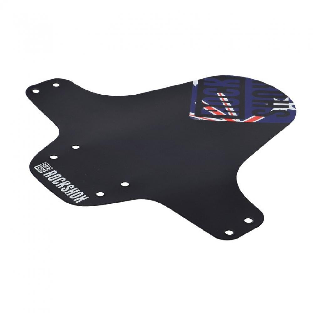 Rockshox MTB Fender universal vorne, schwarz mit australischer Flagge Print.