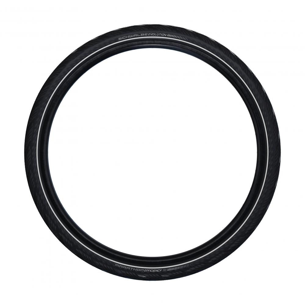 Schwalbe Marathon Efficiency Evo V-Guard Super Race 45-622 schwarzer, effizienter Touren-Faltreifen.