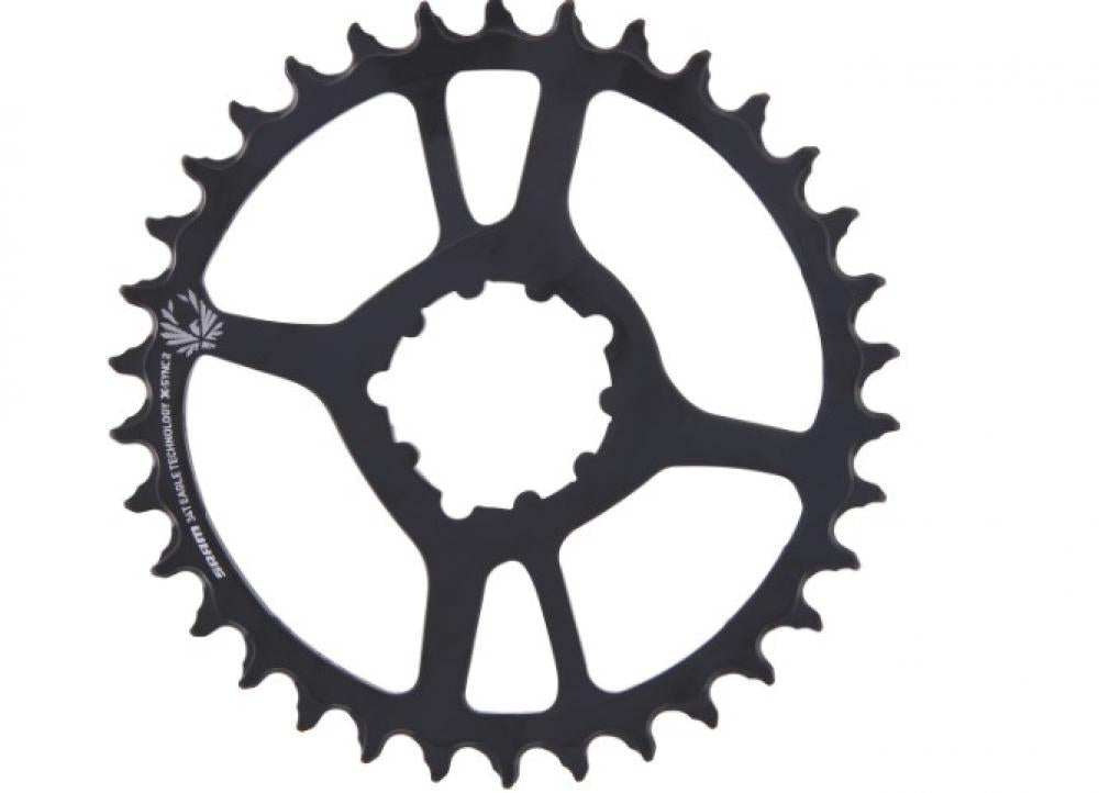 SRAM X-Sync Eagle Kettenblatt 34T Direct Mount aus Carbon/Stahl, schwarz