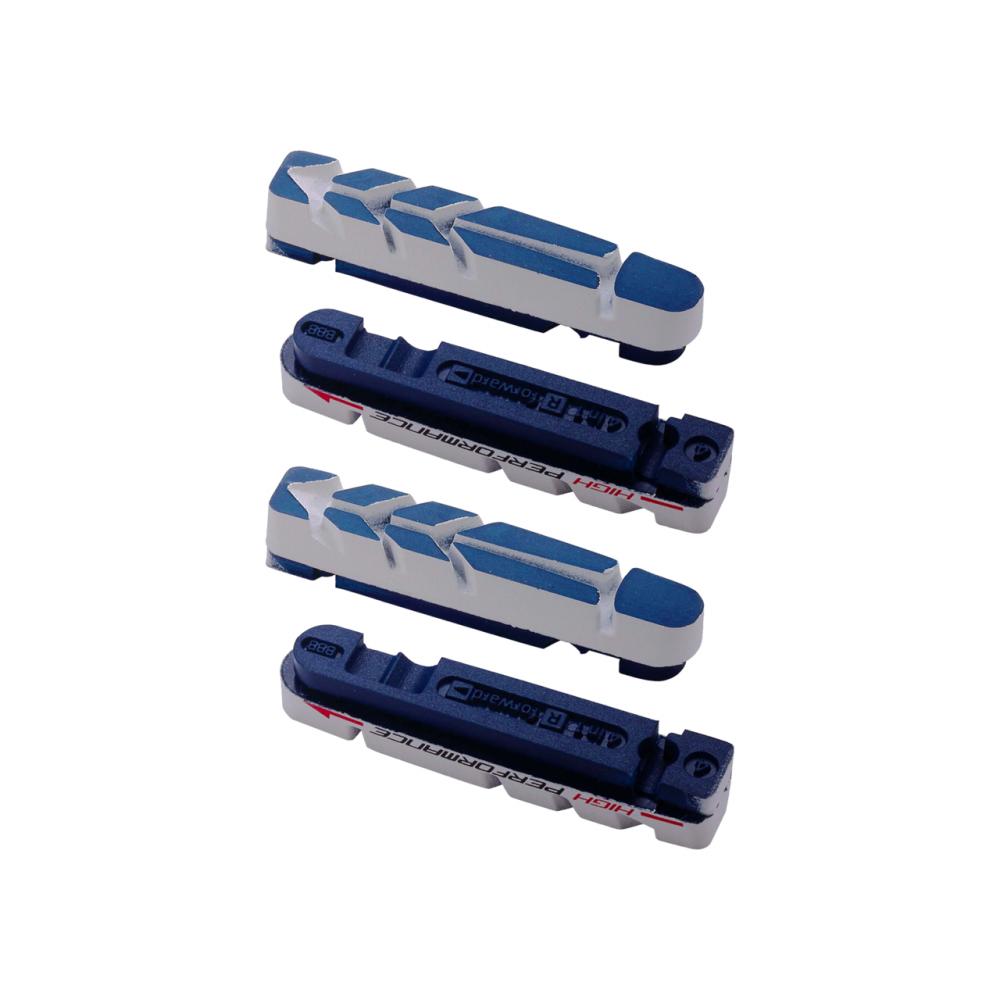 BBB Cycling BBB Bremsschuhe UltraStop cartridge 4 in 1 blau - starke Allwetter-Bremsleistung