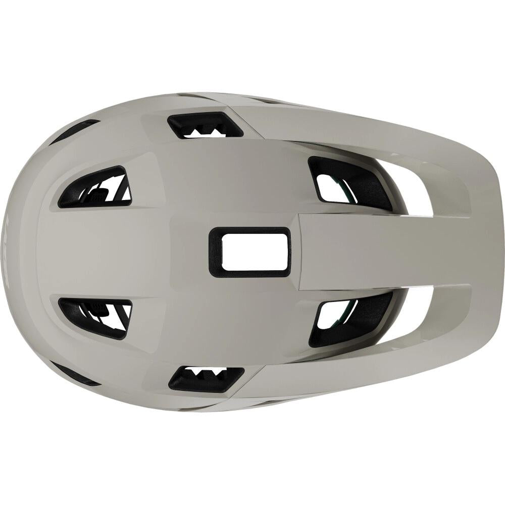 LAZER Lupo KinetiCore MTB Helm - matt weiß - sicherer Trail-Helm mit starker Belüftung