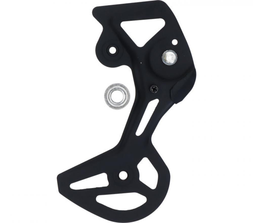 Shimano Kettenleitblech RD-M8100 GS Ersatzteil für Deore XT 12-fach Schaltwerk, schwarz.