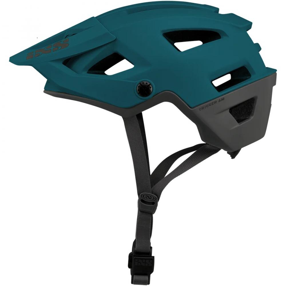 IXS Sports Division iXS Trigger AM helmet M/L Everglade - leichter All-Mountain-Helm mit Top-Belüftung