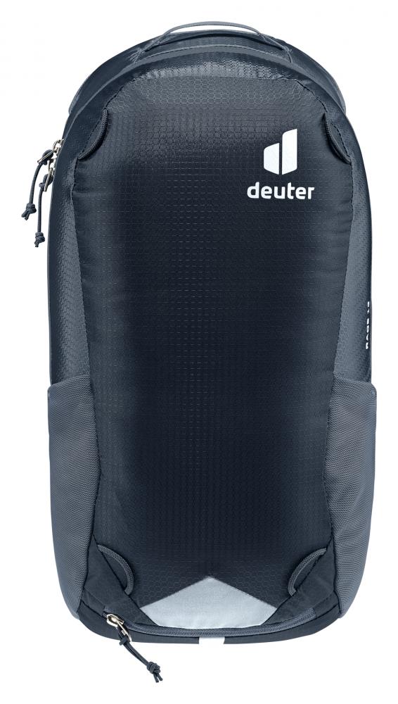 Deuter Race 12 Fahrradrucksack 12L Schwarz - Leichter Rucksack mit Airstripes für Radfahrer