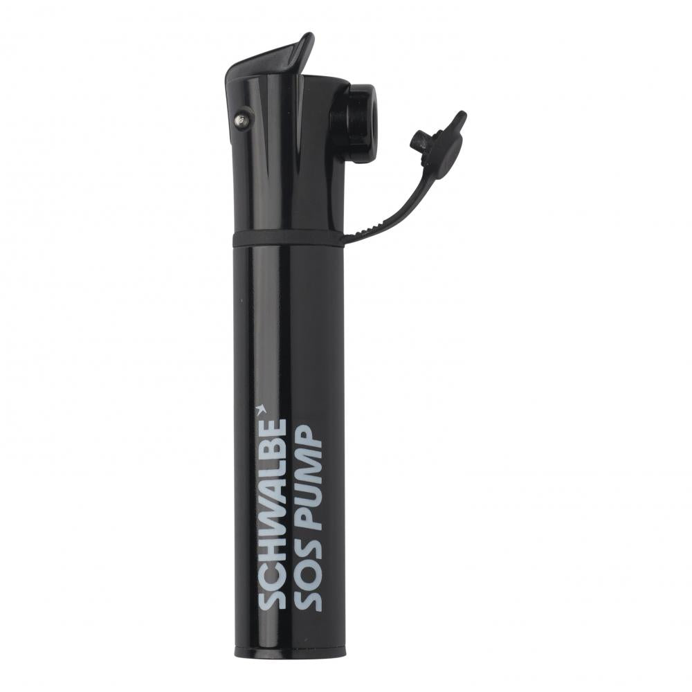 Schwalbe SOS Pump Minipumpe AV/SV/SCV 6 bar mit Rahmenhalter