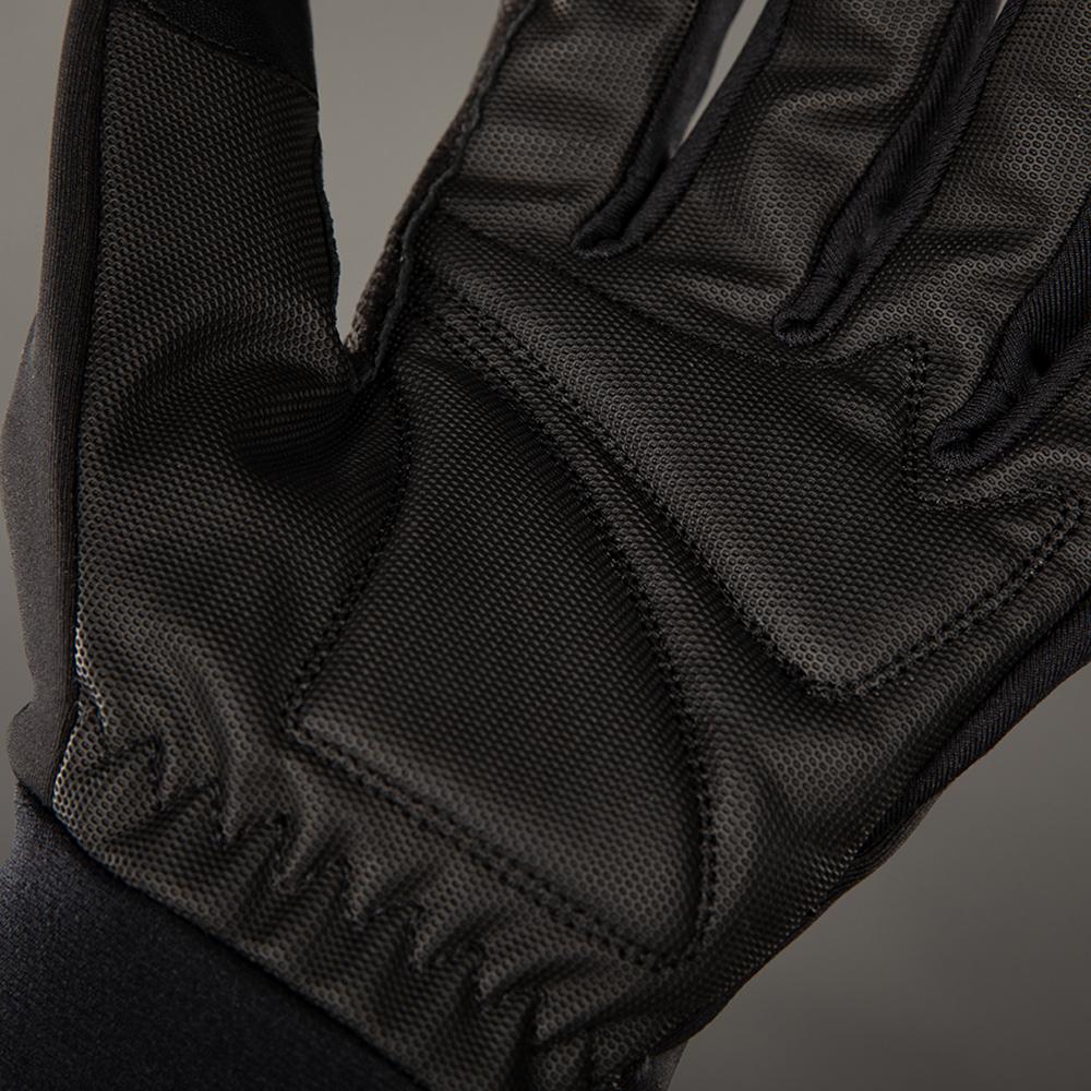 CHIBA Phantom - Radhandschuhe XS schwarz/schwarz, Softshell, winddicht, Touchfunktion