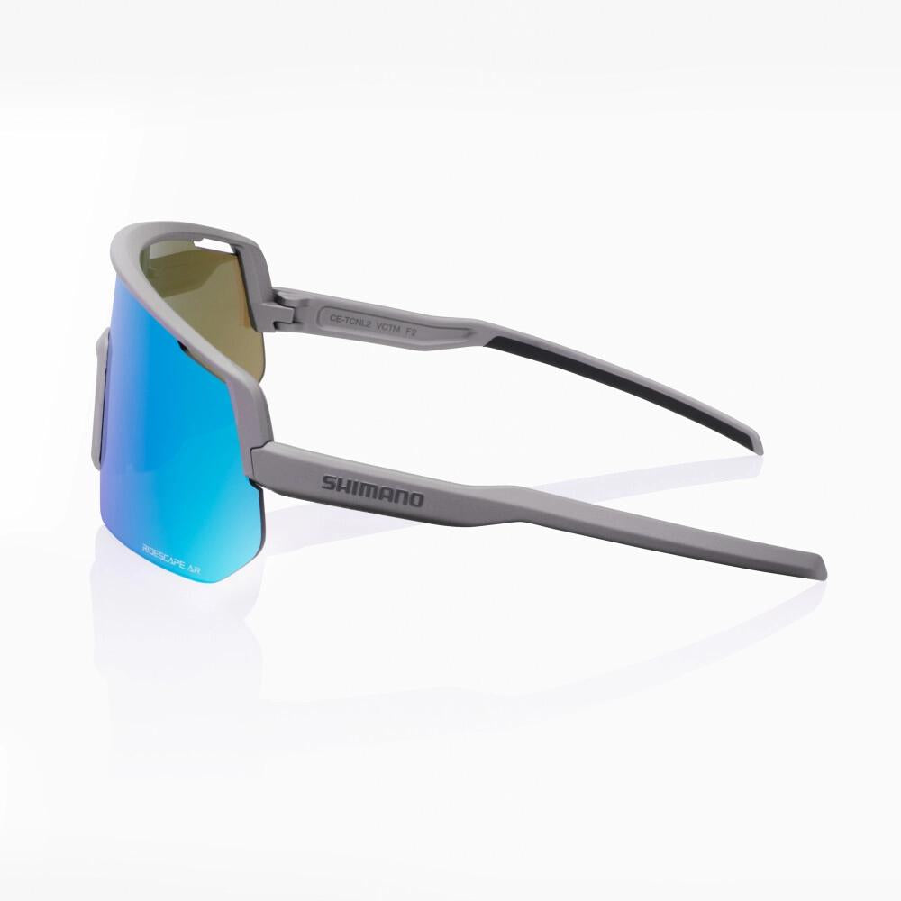 SHIMANO BRILLE TECHNIUM 2 L RIDESCAPE L GRAY - leichte Performance-Radsportbrille