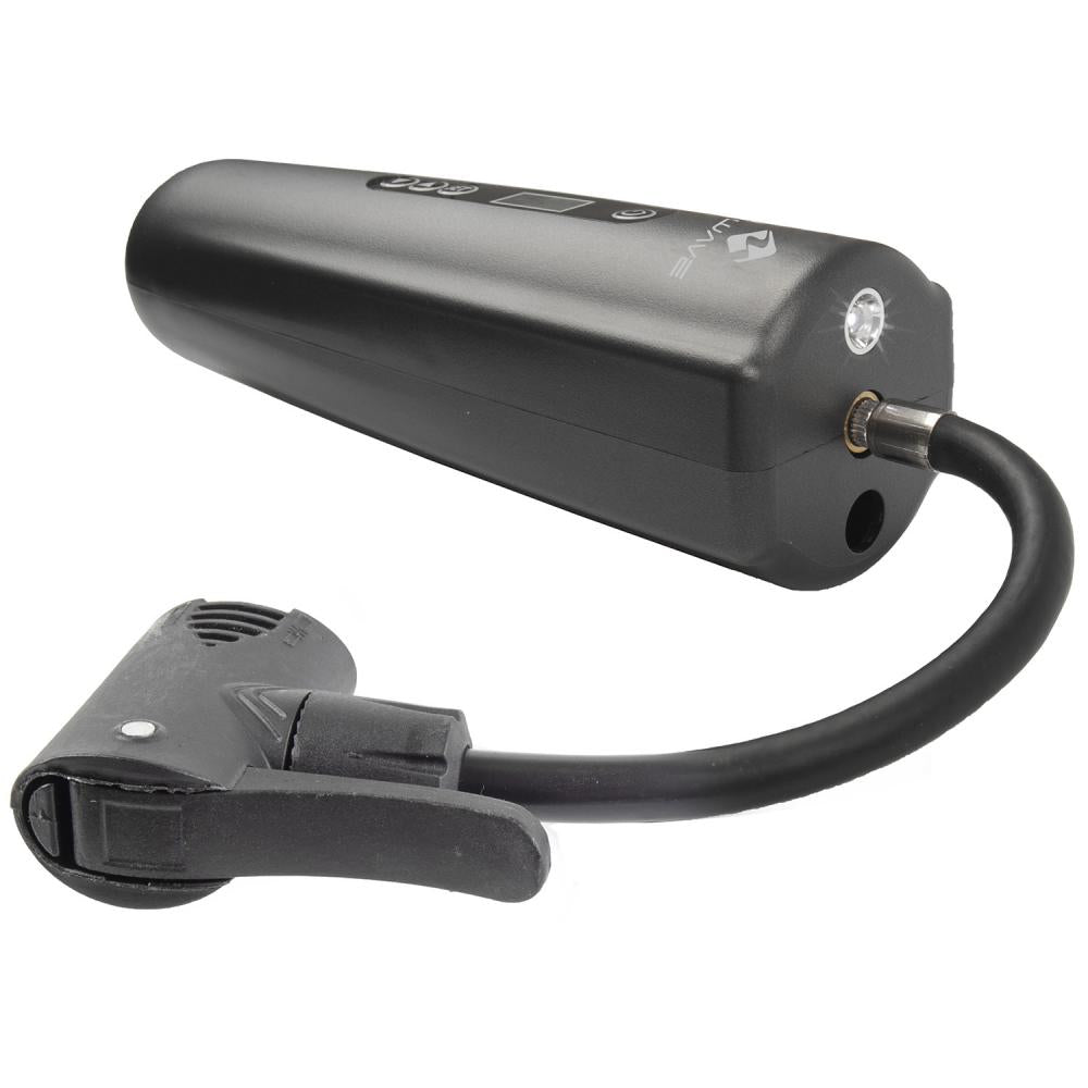 M-Wave Elumatik USB 2 Elektrische Akku-Minipumpe 10,3 bar, digital, AV/DV/FV, inkl. Adapter & Box