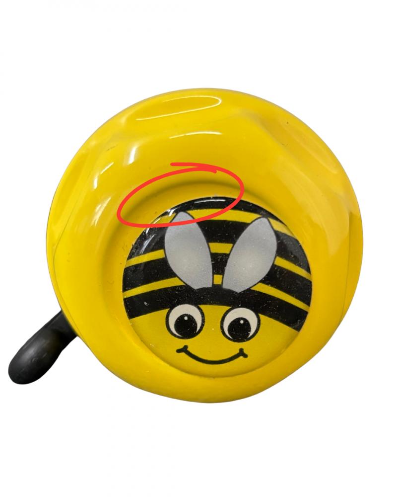 Retoure: Reich Kinderglocke Biene gelb Ø55mm Fahrradklingel für Kinder mit Bienenmotiv, langlebig, einfache Montage, ideal für Sicherheit und Spaß beim Radfahren
