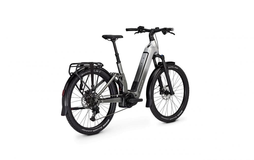FOCUS AVENTURA² FS 6.7 E-SUV Fully - Wave XL 52 cm, Silber, 27,5 Zoll, Bosch Performance 75 Nm, 800 Wh, Shimano Cues