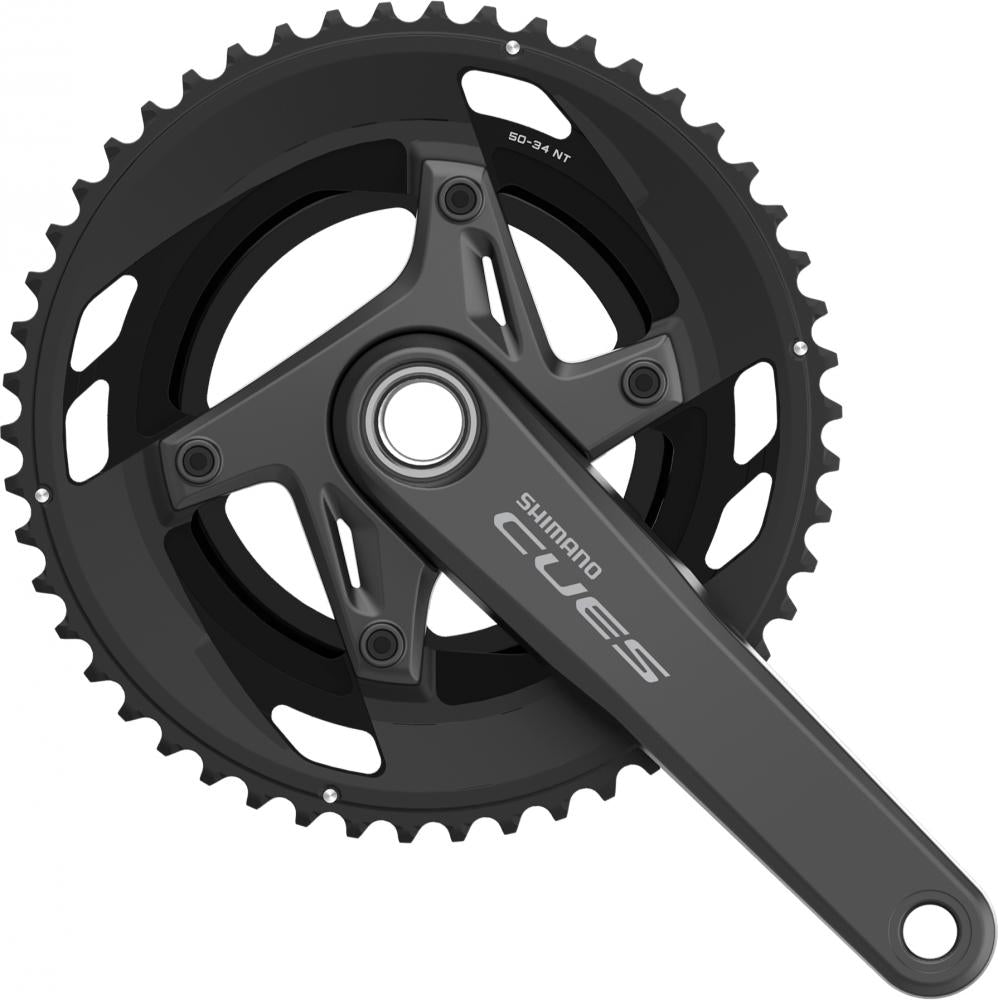 SHIMANO Kurbelgarnitur CUES FC-U6040-2 Hollowtech II - 6040-2, 2,, 170mm, 50x34, 10-fach