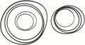 Kass.ritzel-Ring Set SRAM XG-1391 Red E1 XPLR, für 10-46 Zähne, Dämpferringe