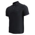 CHIBA Polo Shirt Herren - XXL, schwarz, atmungsaktiv, Radsport