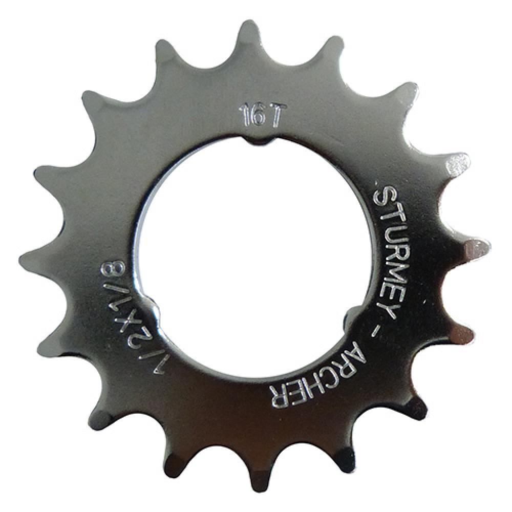 SunRace Steckkranz 16 Zähne 1/2"x1/8" flach HSL848