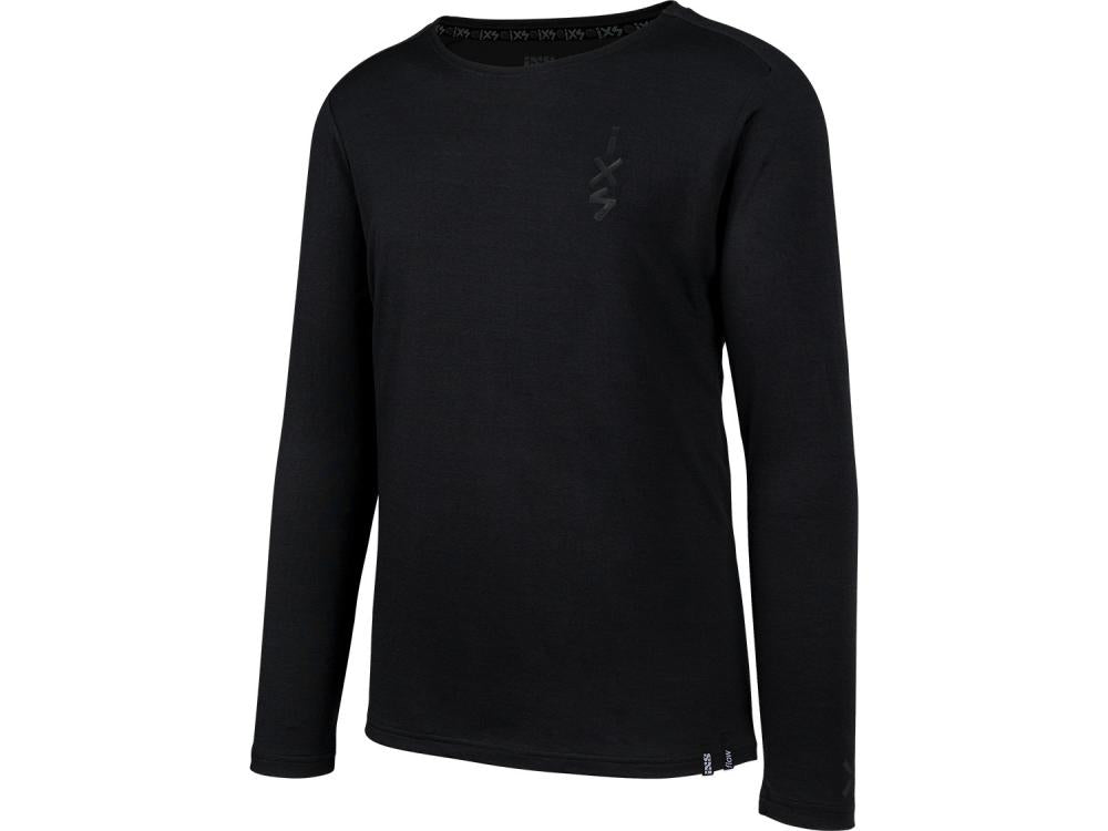 IXS Sports Division iXS Flow Merino longsleeve Jersey M black - atmungsaktives Bike-Trikot