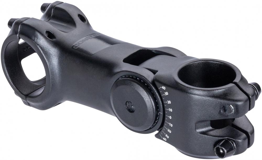 CONTEC Vorbau Udea, 35.0 mm Klemmung, 110 mm Länge, 1 1/8" Gabelschaft, hochwertiges Aluminium, leicht und stabil, ideal für Rennrad oder MTB, schwarz matt