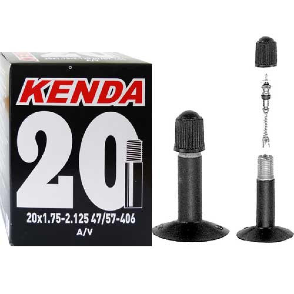 Kenda Fahrradschlauch 20x1.75-2.125 AV35, Butyl-Gummi für 20-Zoll-Räder und BMX.