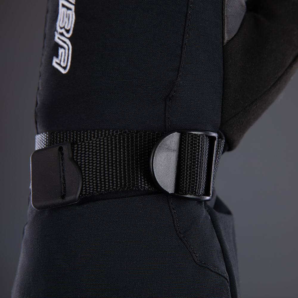 CHIBA Thermo Mitten - wasserdichte, winddichte Radhandschuhe mit Primaloft, Größe 7, schwarz