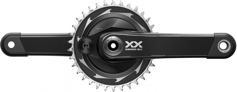 SRAM Kurbelgarnitur Quarq XX SL Eagle T-Type AXS 175 mm - Präziser MTB-Powermeter mit leichter Kurbel
