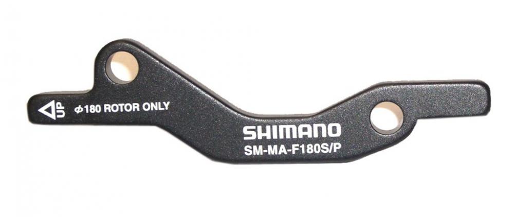 Shimano Scheibenbremsadapter SM-MA-F180S/P, vorne IS PM, für 180mm Bremsscheiben.