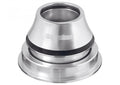 ergotec, Steuersatz, A118SAC-ES 1.5, Tapered 1 1/8" - 1,5", gewindelos semi-integriert, Maße 28.6/44-56/39.8mm, Einbauhöhe 36.2mm, 65°x65°, Lager Catridge, Material Aluminium, Farbe silber, Gewicht ca. 130g