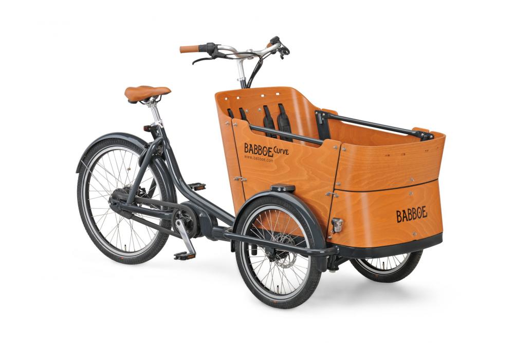 Babboe Curve M 500Wh Enviolo Lastenfahrrad - E-Cargobike mit stufenloser Schaltung