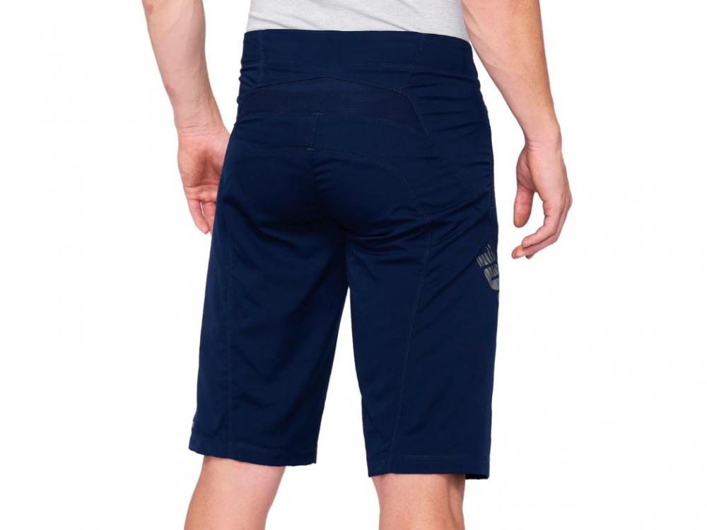 100% Airmatic Shorts 32" navy - bequeme All-Mountain Bikeshorts für jede Trail-Bedingung