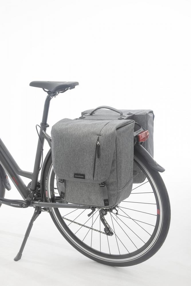 New Looxs Doppeltasche Nova Double Racktime grey 35x35x15 cm 32l