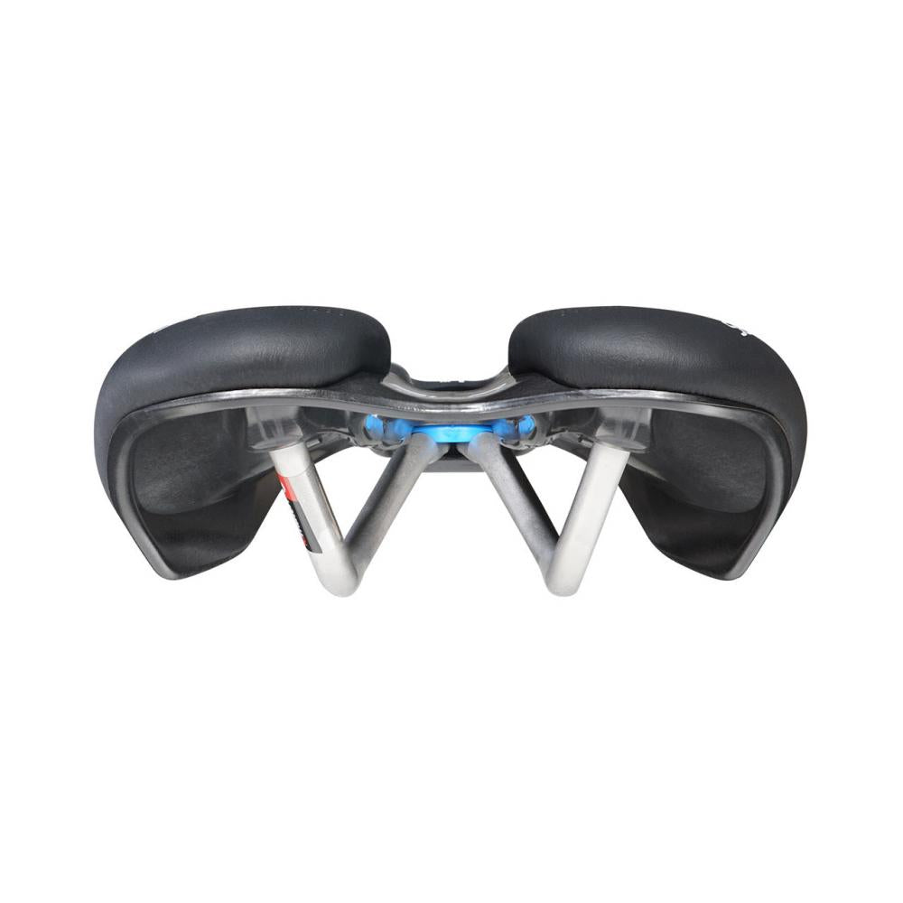 Selle Italia SLR Boost Lady TI 316 Superflow S3 - schwarzer Damen-Sattel mit Gel-Polster