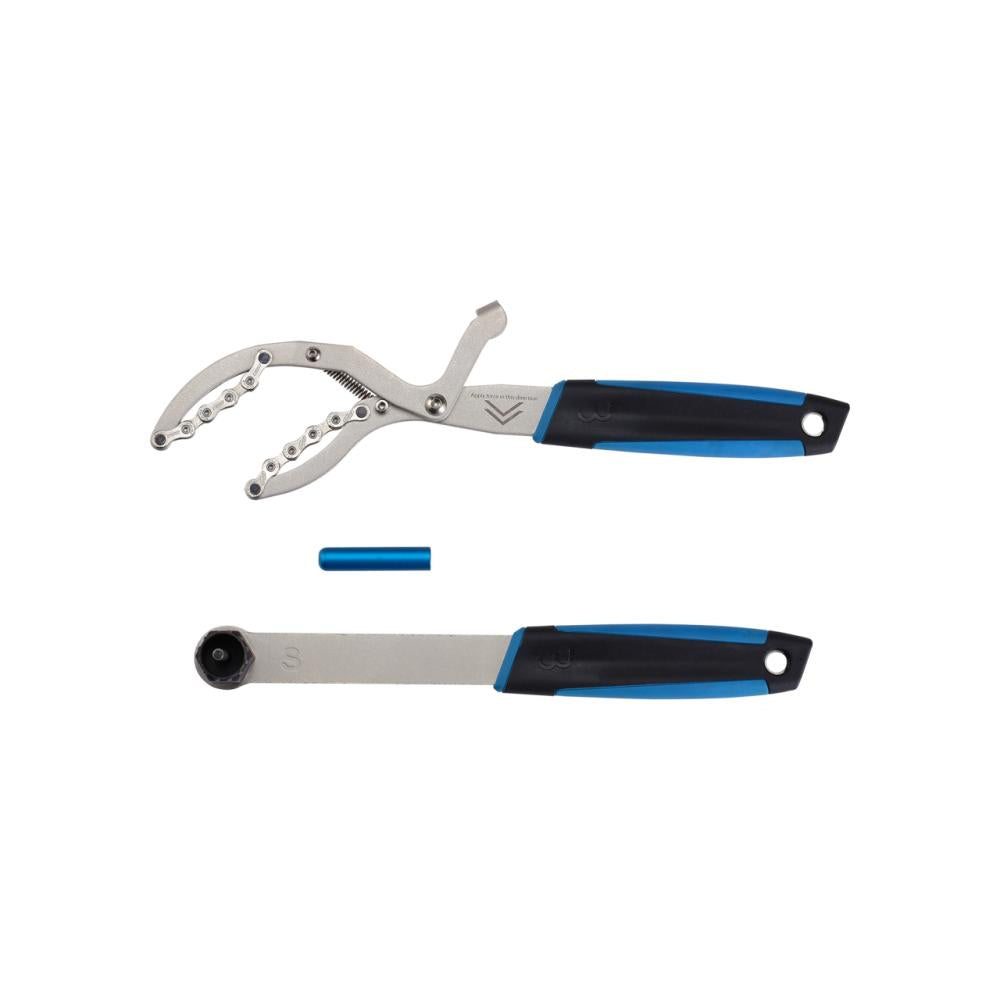 BBB Cycling BBB Toolset CassetteRemover set (BTL-12S+BTL122) One Size silver - zeitgemäße Lösung für Kassettenwechsel