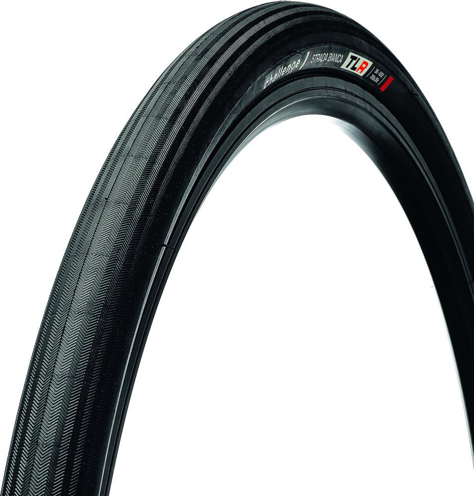 Challenge Gravel-Reifen Strada Bianca TLR Clincher 28 Zoll (36-622) Schwarz/schwarz - schneller Gravel-Allrounder
