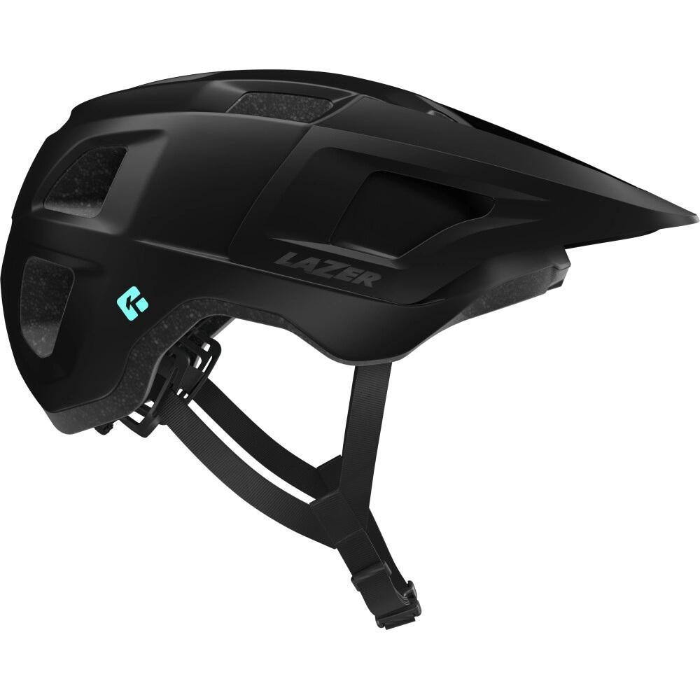 LAZER Finch KinetiCore MTB Helm mattschwarz, sicherer Trail-Helm mit Top-Belüftung.