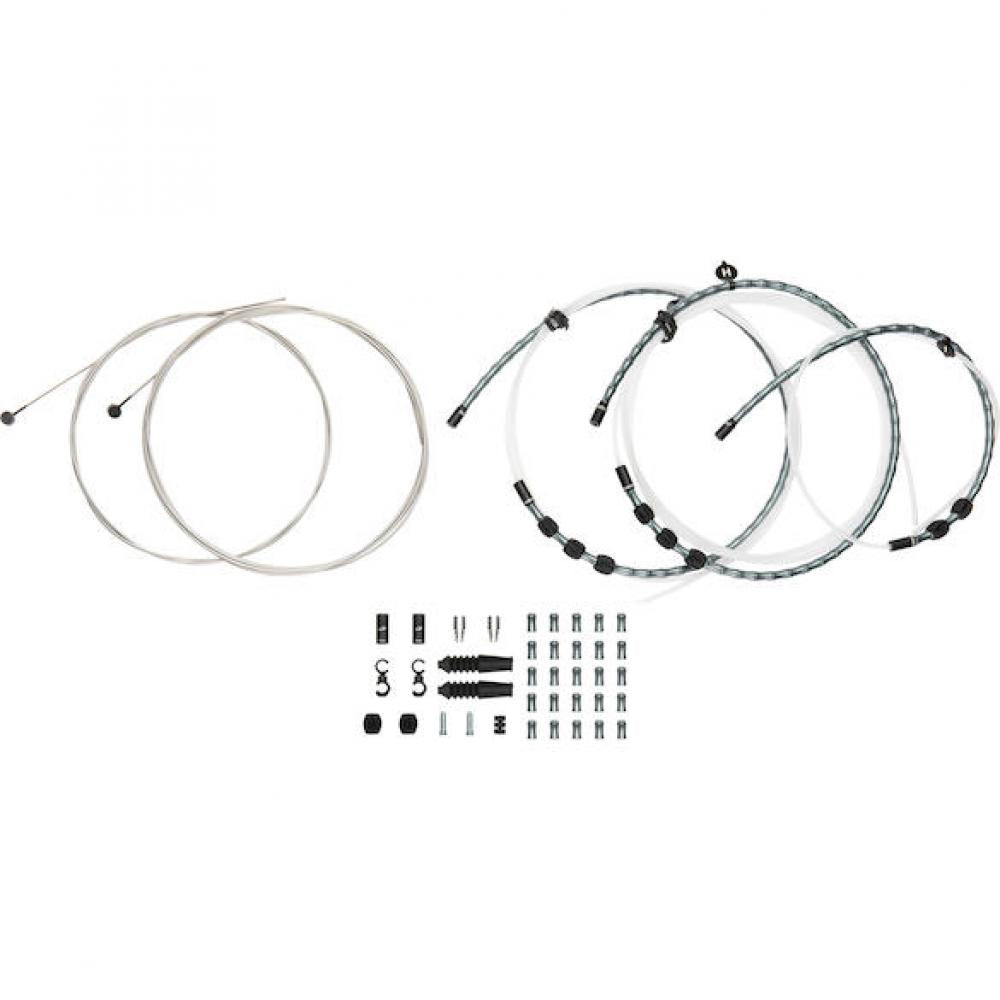 Jagwire Bremszugset Mountain Elite Link Standardlänge Grau - maximale Bremsperformance