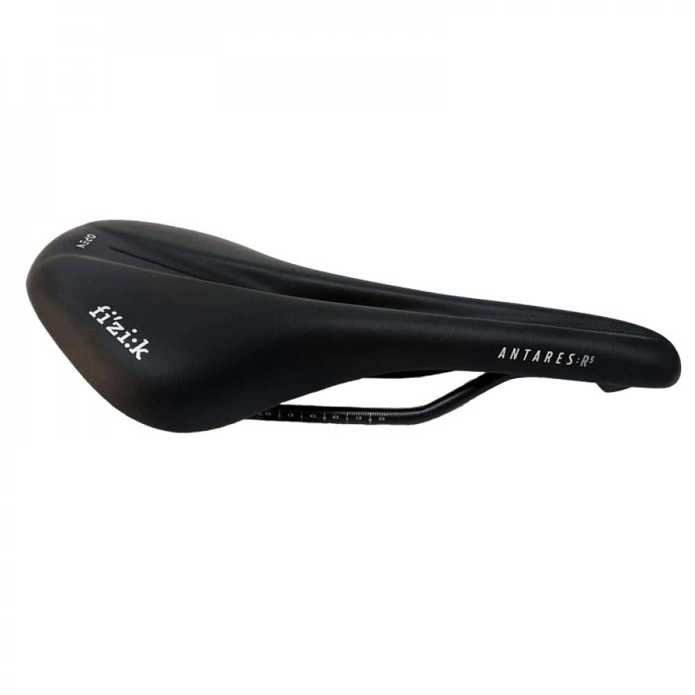 Fizik Antares R5 Open Large Fahrradsattel Schwarz, anatomische Aussparung, Carbon-verstärkte Nylon-Schale, 275x152mm, ideal für Rennradfahrer