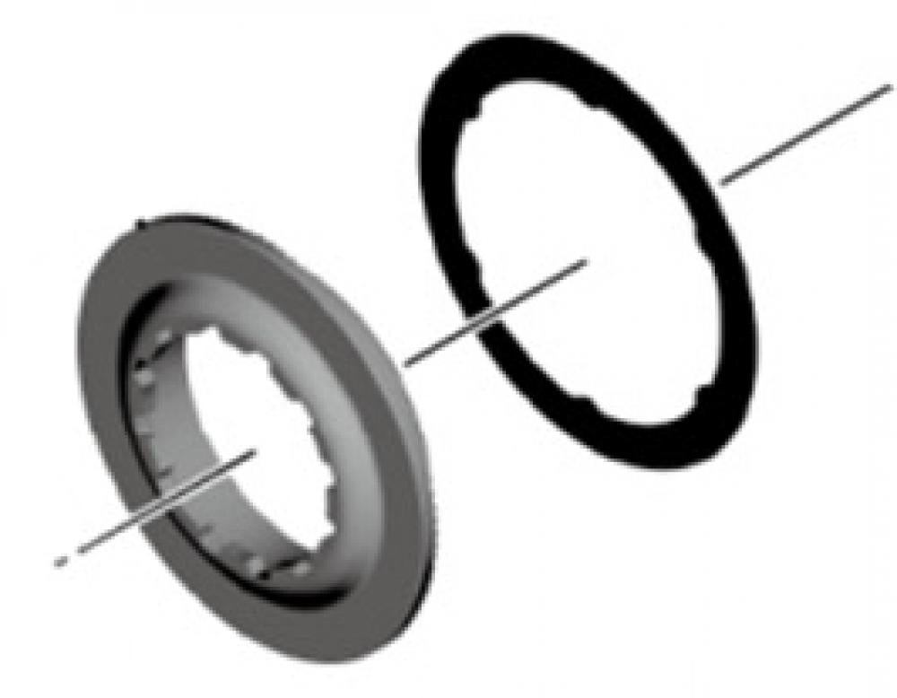 SHIMANO VERSCHLUSSRING M. U-SCHEIBE F. - Größe M, ca. 19 g, Radsport-Zubehör