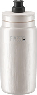 ELITE Fly Tex 550 ml perlweiße ultraleichte Sport-Trinkflasche mit Top-Grip.