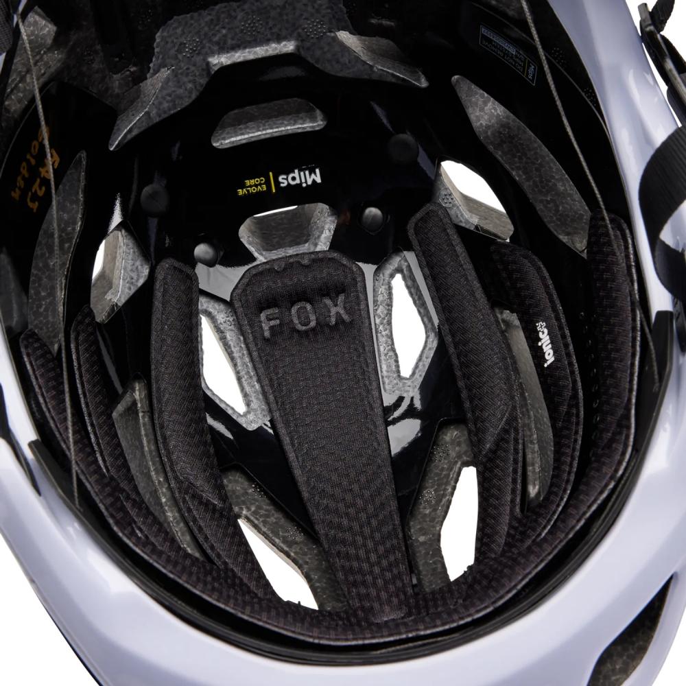 FOX Crossframe Pro Solids MTB-Helm White S 51-55 cm Mips