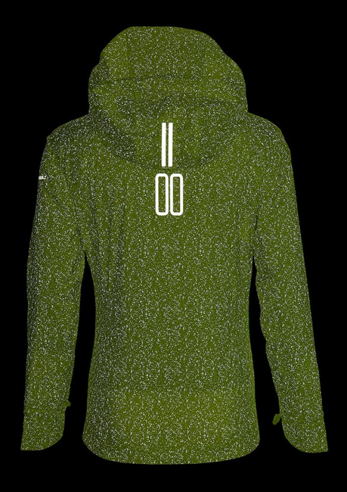 Basil Skane HiVis Damen Regenjacke neongelb S - 360° reflektierend - wasserdicht & atmungsaktiv (10.000 WP/MVP) Bionic Finish® Eco taillierter Schnitt & helmtaugliche Kapuze
