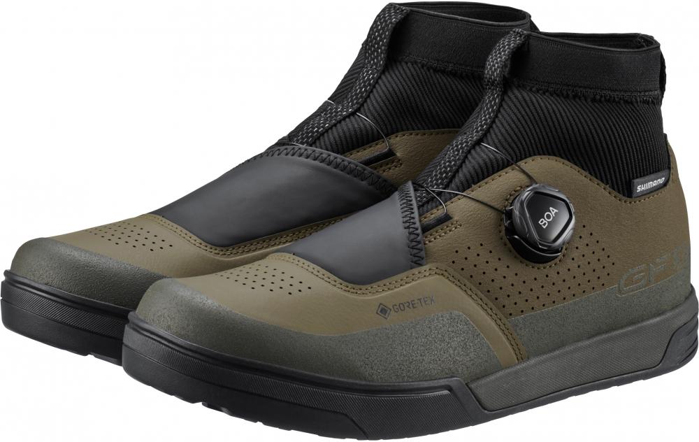 SHIMANO Fahrradschuhe GF800GTX Herren/Damen MTB Flatpedal Größe 38 Grün