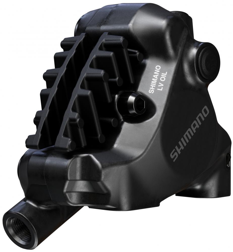 SHIMANO Bremssattel SHIMANO BR-MT805 FlatMount - hydraulischer Scheibenbrems-Sattel für Flat-Mount-Rahmen