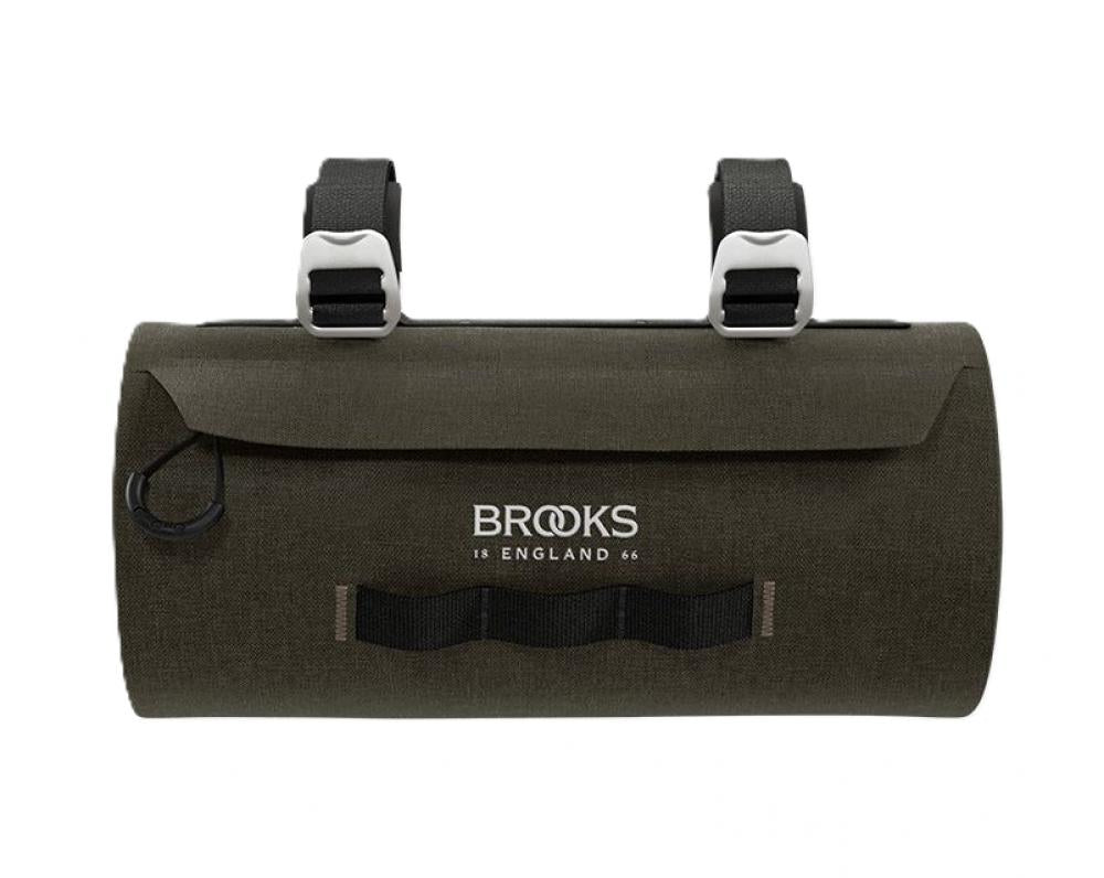 Brooks Scape Handlebar Pouch 3 L - Mud Green, wasserdicht