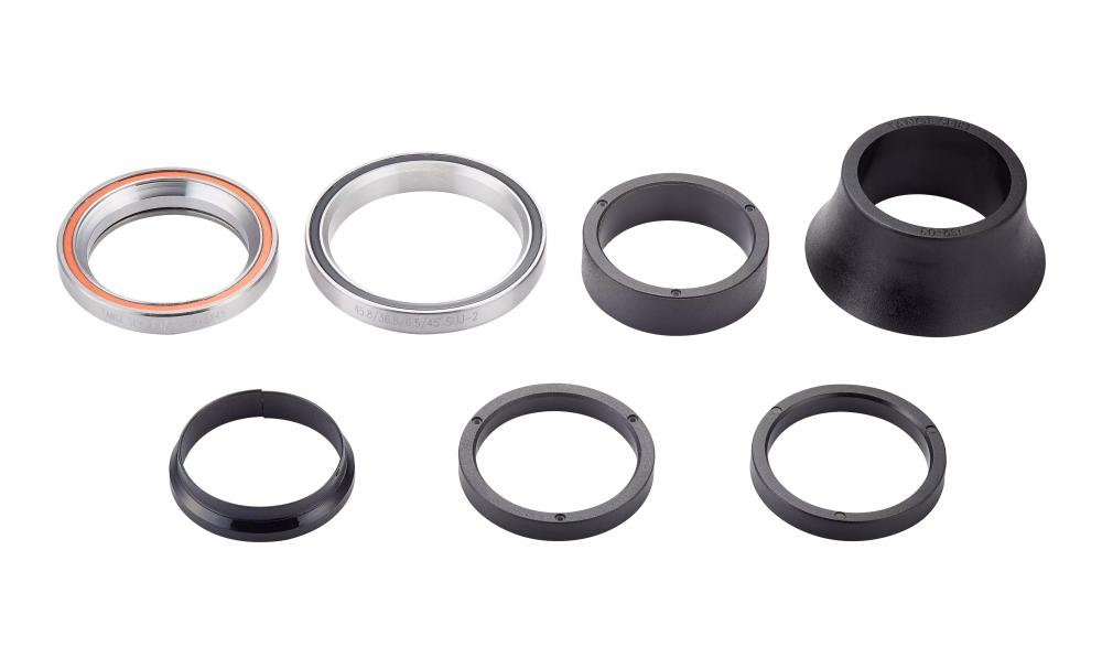 INTEGRATED Steuersatz HDS INTEGRATED - 1-1/8IN UPPER 45.8OD X 36.8ID X 6.5MM LOWER 45X45 DEG 46MM CONE COVER W/ SPACERS (IS248S-20P(46)) - Steuersatz-Kit