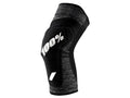 100% Ridecamp knee pads L Grey Heather / Black - leichter MTB-Knieschoner mit Top-Belüftung