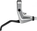 Shimano BL-T4000 Bremshebel Paar in Silber, inklusive Bremszügen und Hüllen für Trekking- und Cityräder.