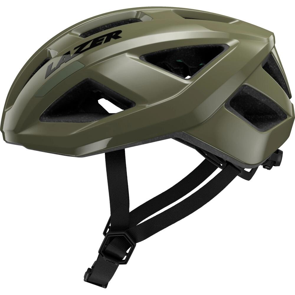 LAZER Helm Tonic KinetiCore Road Pine Green M 55-59 cm - leichter Rennradhelm mit Top-Belüftung