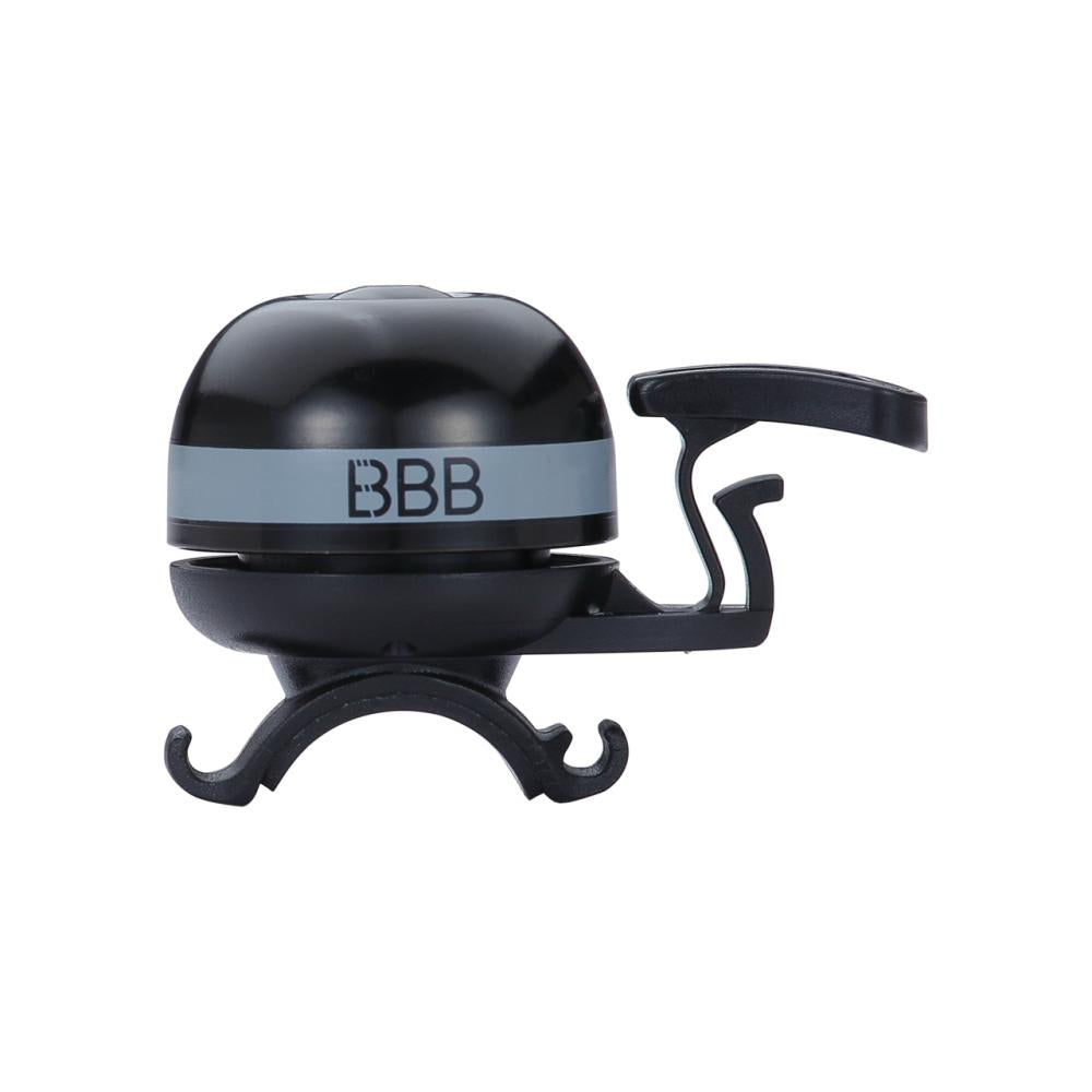 BBB Cycling BBB Klingel EasyFit Deluxe grau Einheitsgröße grau - flexible Fahrradklingel mit Schnellverschluss