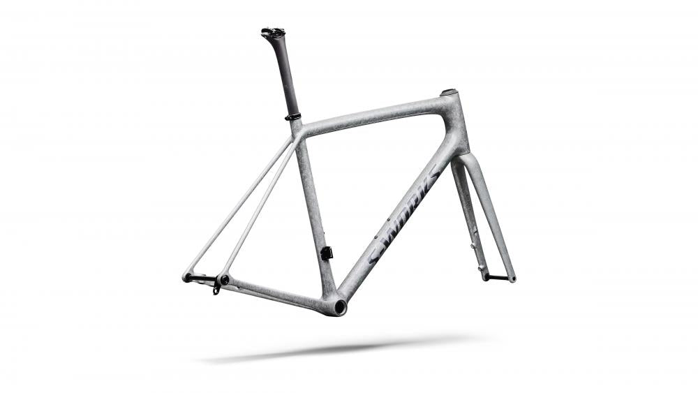 Specialized Aethos Rahmenset - Shadow Silver/Silver Dust/Black Pearl - Größe 58 cm
