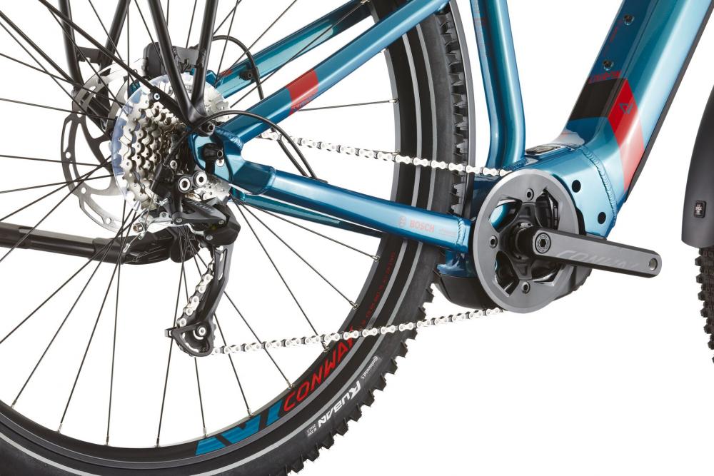 CONWAY Cairon C 2.0 625, Diamant, 29", darkpetrol metallic / red, 9-Gang TEKTRO "M350", 49 cm / L